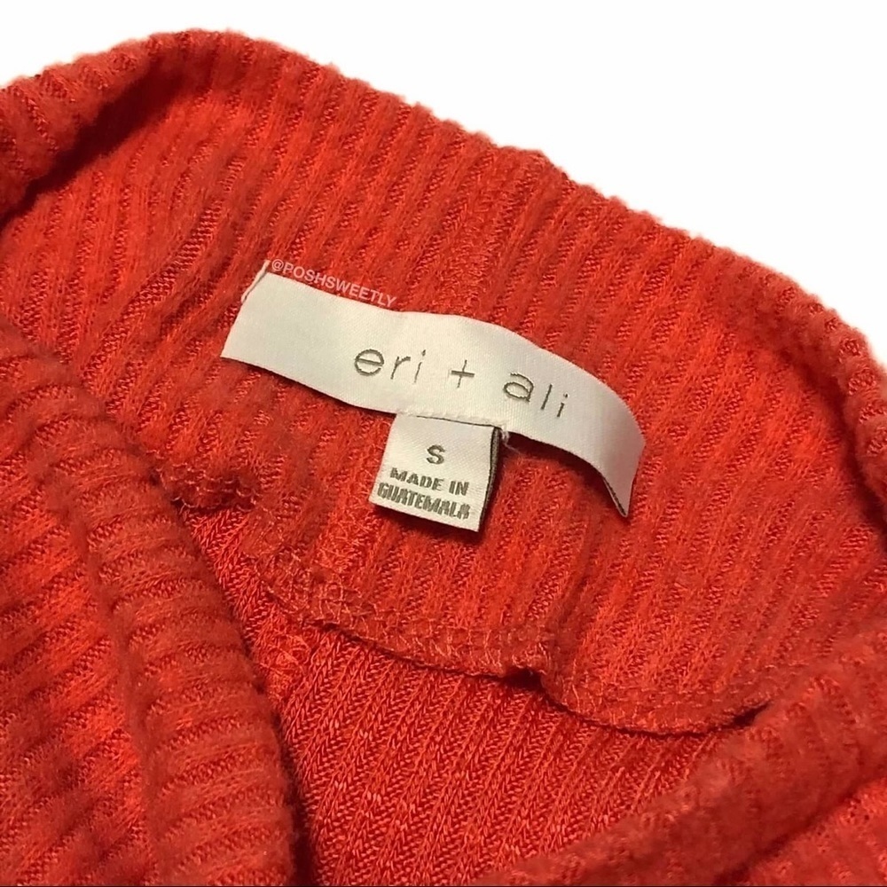 Anthropologie Ribbed Hacci Knit Mockneck Top - Picture 9 of 10